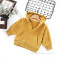 Children's Spring And Autumn Cardigan Sweater Hooded